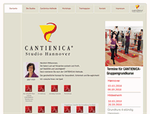 Tablet Screenshot of cantienica-hannover.de